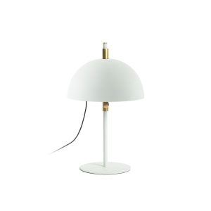 LAFORMA Sisina bordlampe - guld og hvid metal