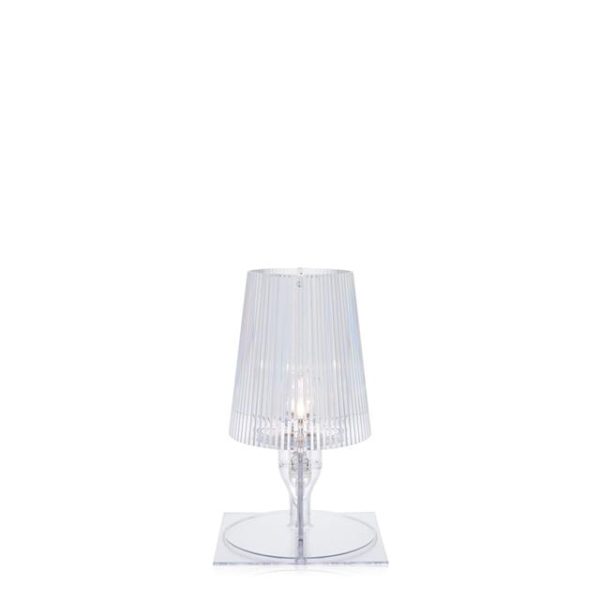 Kartell Take Bordlampe Krystal