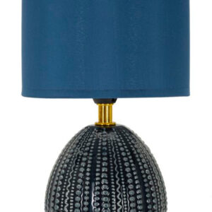 Moderne bordlampe, jern and stof - 15x30x5 cm