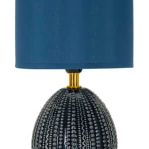 Moderne bordlampe, jern and stof - 15x30x5 cm